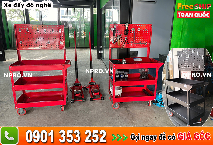 Xe đẩy đồ nghề dụng cụ garage